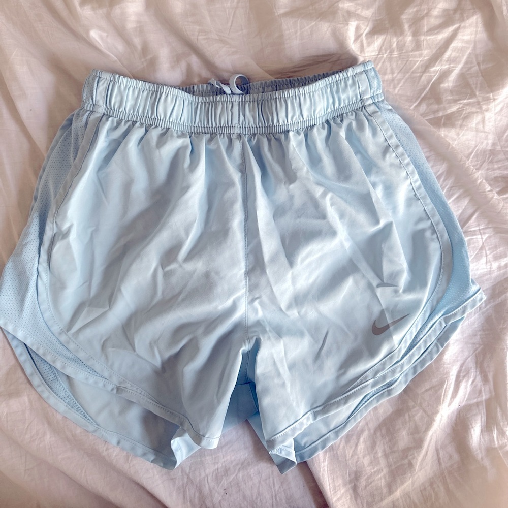 Light blue women’s Nike shorts